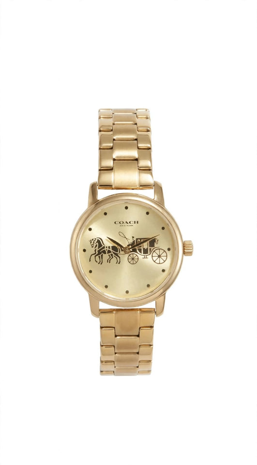 COACH Reloj Dorado (Mujer)
