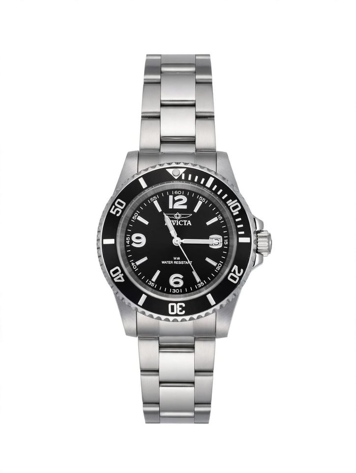 INVICTA Reloj Plateado/Negro (Hombre)