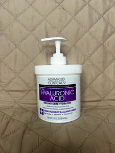 ADVANCED CLINICALS Loción Corporal Ácido Hialurónico 454 g