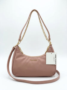 ANNE KLEIN Cartera Crossbody Rosa de Tela