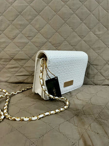 BEBE Cartera Cecil Emboss Blanco
