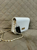 BEBE Cartera Cecil Emboss Blanco