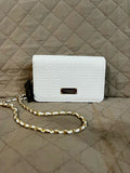 BEBE Cartera Cecil Emboss Blanco