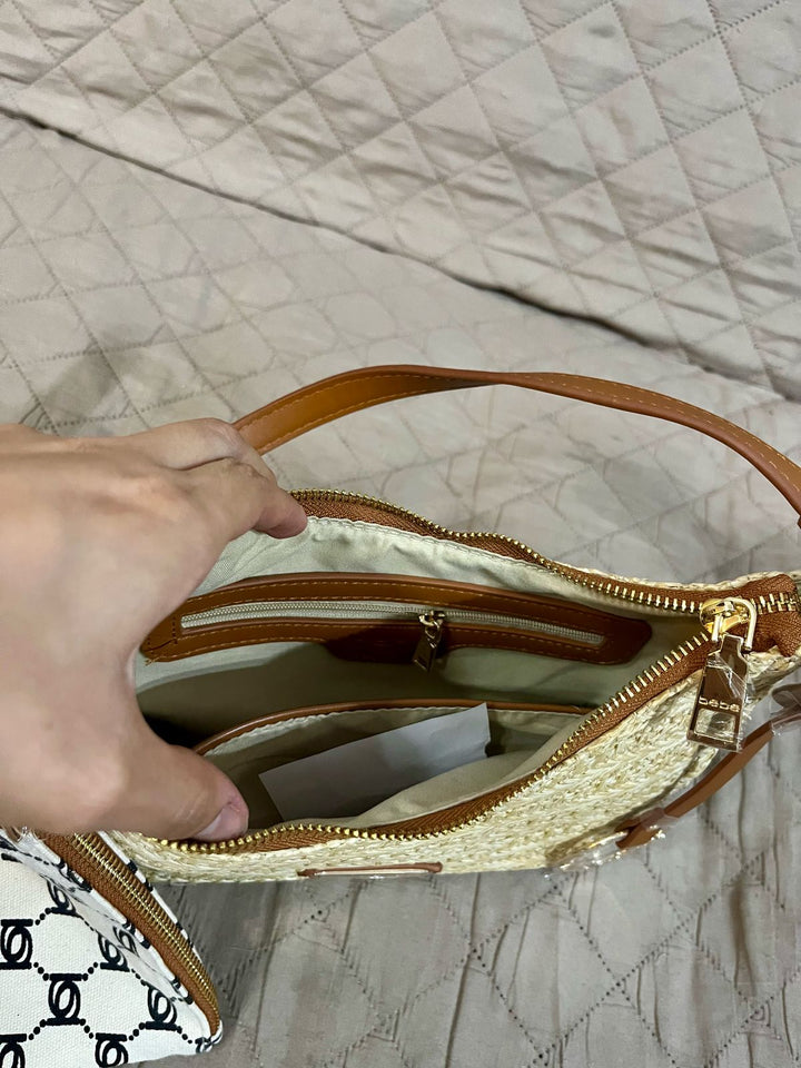 BEBE Cartera Eva Mostaza