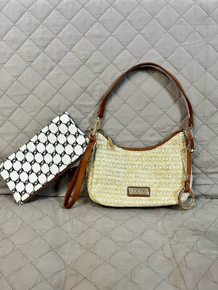 BEBE Cartera Eva Mostaza