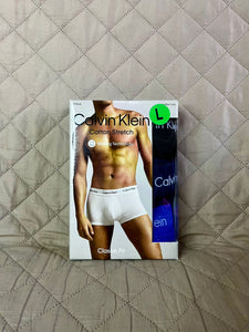 CALVIN KLEIN Pack 3 Boxers V2 (Talla L)