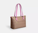 COACH Cartera Canvas Clásica con Correa Fucsia
