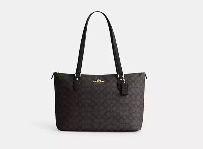 COACH Cartera Canvas Negro