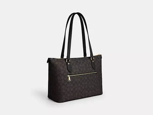 COACH Cartera Canvas Negro