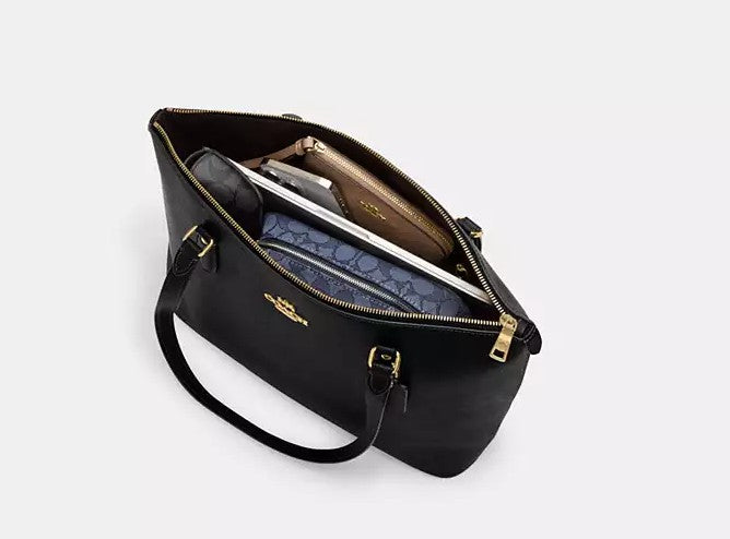 COACH Cartera Canvas Negro