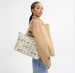 COACH Cartera Gallery Butterfly Print