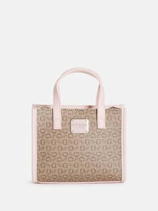 GUESS Cartera Taylor Mini Marrón/Rosado