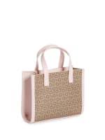 GUESS Cartera Taylor Mini Marrón/Rosado
