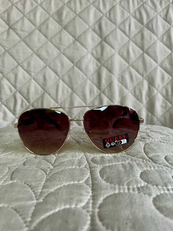 GUESS Lentes de Sol Marrón Atigrado (Mujer)