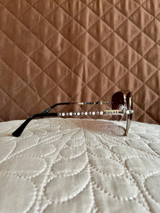 GUESS Lentes de Sol con Puntos Plateados de Lado (Mujer)