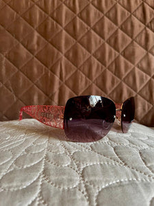 GUESS Lentes de Sol Transparente Rosado (Mujer)