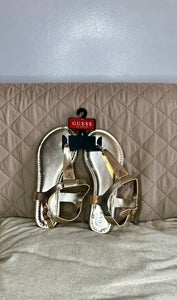 GUESS Sandalias Doradas (Talla 8 US)