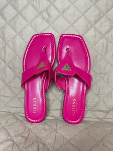 GUESS Sandalias Fucsia (Talla 8 US)