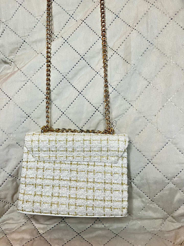GUESS Cartera Stella Blanco/Dorado