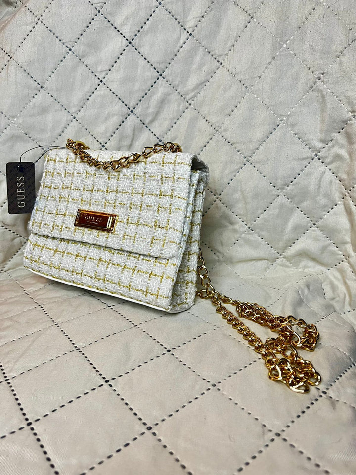 GUESS Cartera Stella Blanco/Dorado