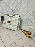 GUESS Cartera Stella Blanco/Dorado