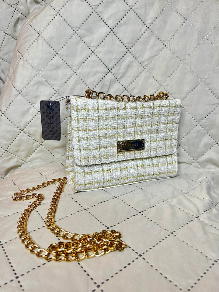 GUESS Cartera Stella Blanco/Dorado