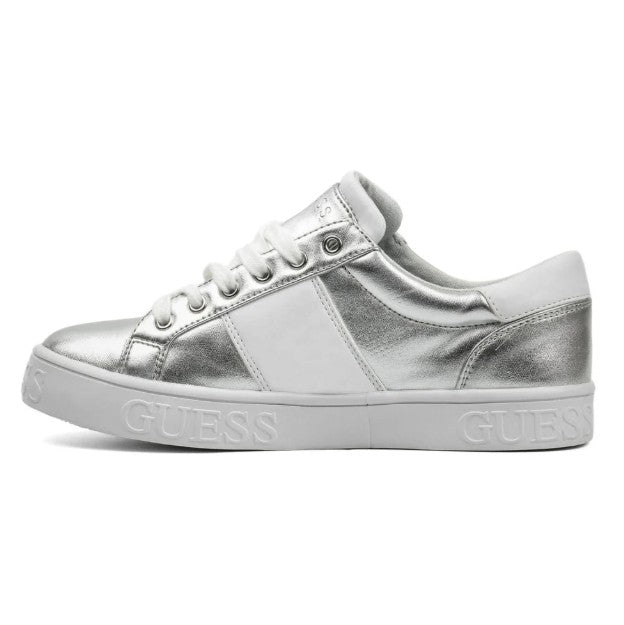 GUESS Zapatillas WGastray Blanco/Plateado (Talla 8.5 US)