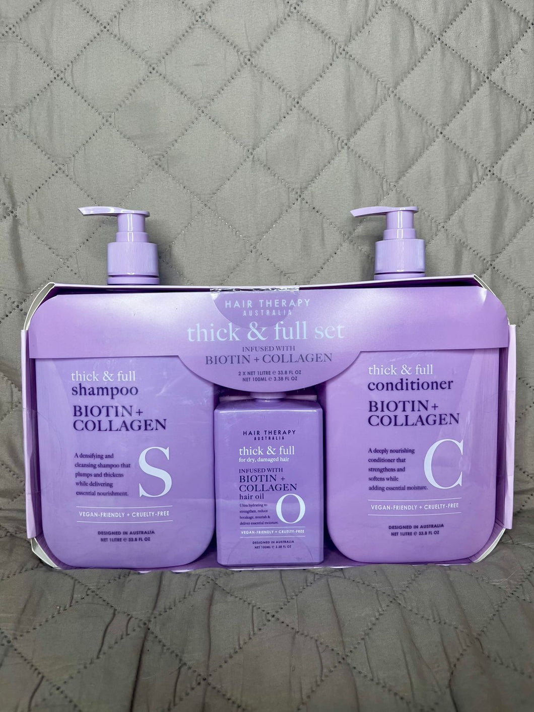 HAIR THERAPY Set Shampoo, Acondicionador y Aceite