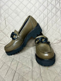 HUSH PUPPIES Mocasínes Verde Olivo (Talla 7 US)