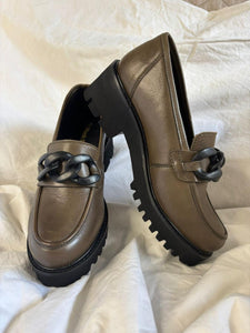 HUSH PUPPIES Mocasínes Verde Olivo (Talla 7 US)