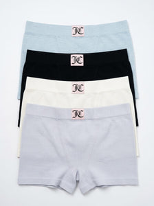 JUICY COUTURE Boxers Largos Mujer Pack x4 (Talla M)