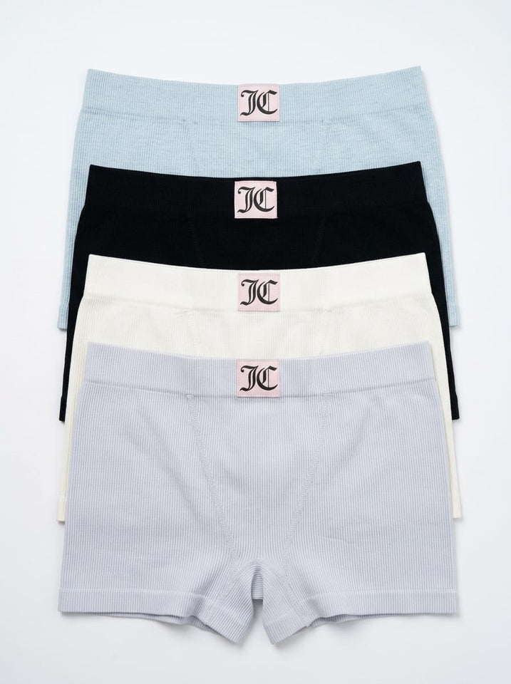 JUICY COUTURE Boxers Largos Mujer Pack x4 (Talla M)