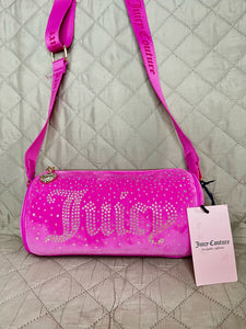 JUICY COUTURE Cartera Let It Shine Roll Bag Rosa