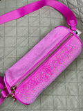 JUICY COUTURE Cartera Let It Shine Roll Bag Rosa