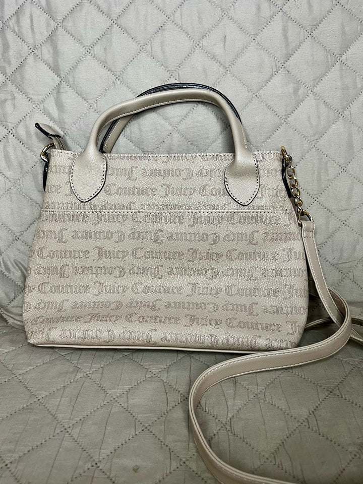 JUICY COUTURE Cartera Love Never Dies Crema con Rosa