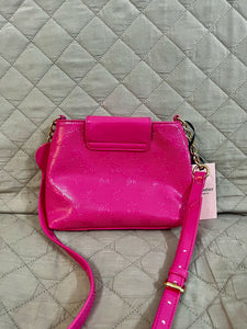 JUICY COUTURE Live Laugh Juicy Crossbody Fucsia