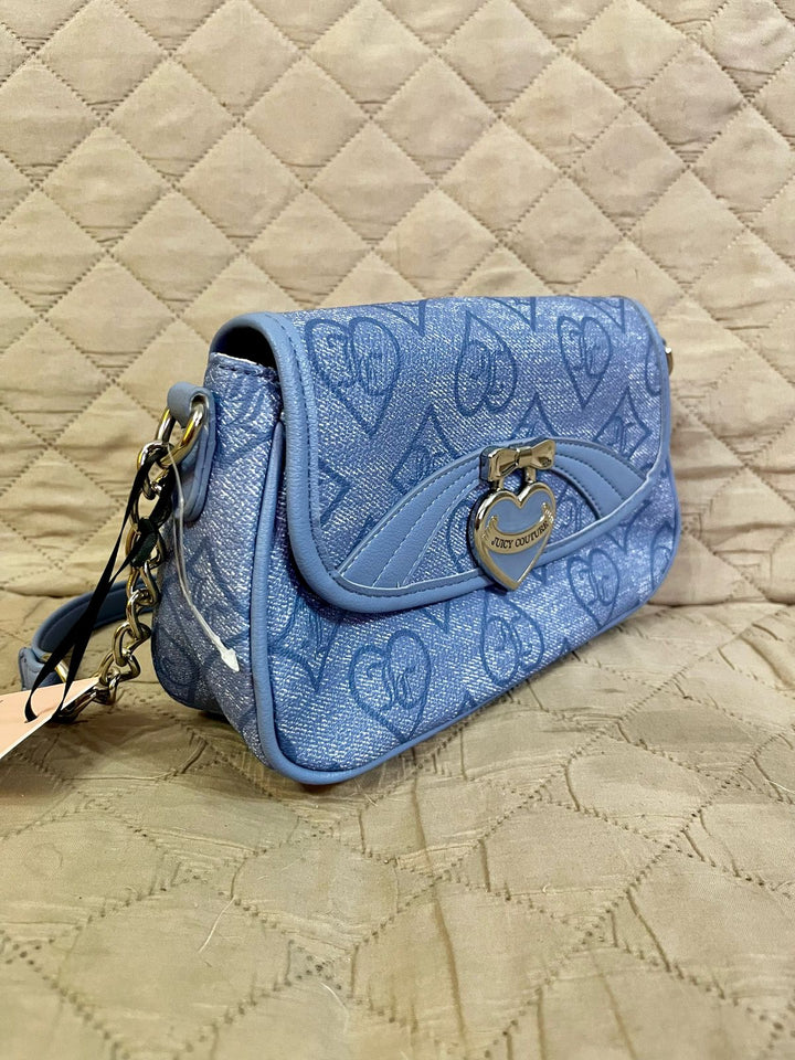 JUICY COUTURE Cartera Precious Flap Shoulder Jean