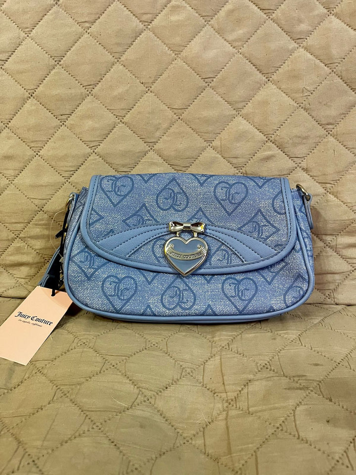 JUICY COUTURE Cartera Precious Flap Shoulder Jean