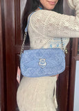JUICY COUTURE Cartera Precious Flap Shoulder Jean