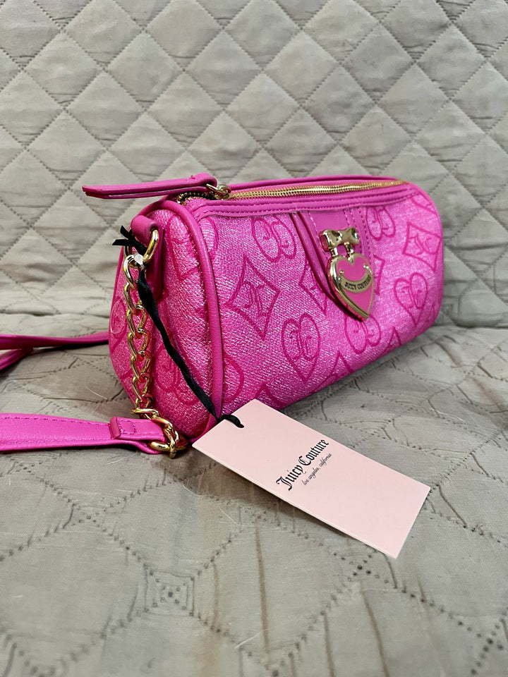 JUICY COUTURE Cartera Precious Moments Roll Rosado