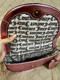 JUICY COUTURE Cartera Pretty Game Strong Crossbody Rosa Platinado