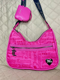 JUICY COUTURE Cartera con Cierre Delantero Rosa