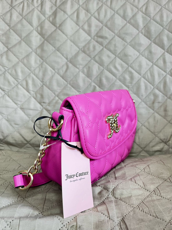 JUICY COUTURE Cartera Straight From The Heart Rosa