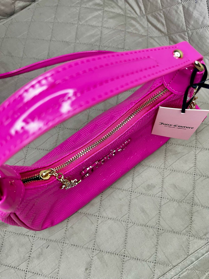 JUICY COUTURE Cartera Semi Charmed HOBO Rosa