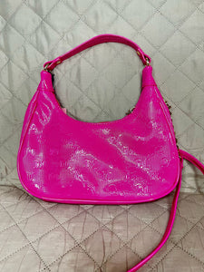 JUICY COUTURE Cartera Semi Charmed HOBO Rosa