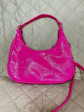 JUICY COUTURE Cartera Semi Charmed HOBO Rosa