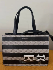 KARL LAFERFELD Cartera Maybelle Marrón/Negro