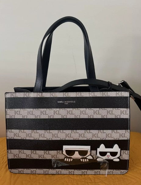 KARL LAFERFELD Cartera Maybelle Marrón/Negro