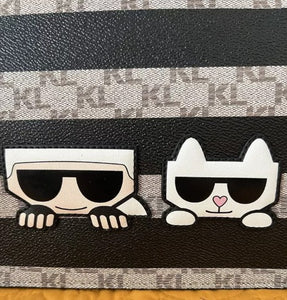 KARL LAFERFELD Cartera Maybelle Marrón/Negro