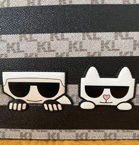 KARL LAFERFELD Cartera Maybelle Marrón/Negro